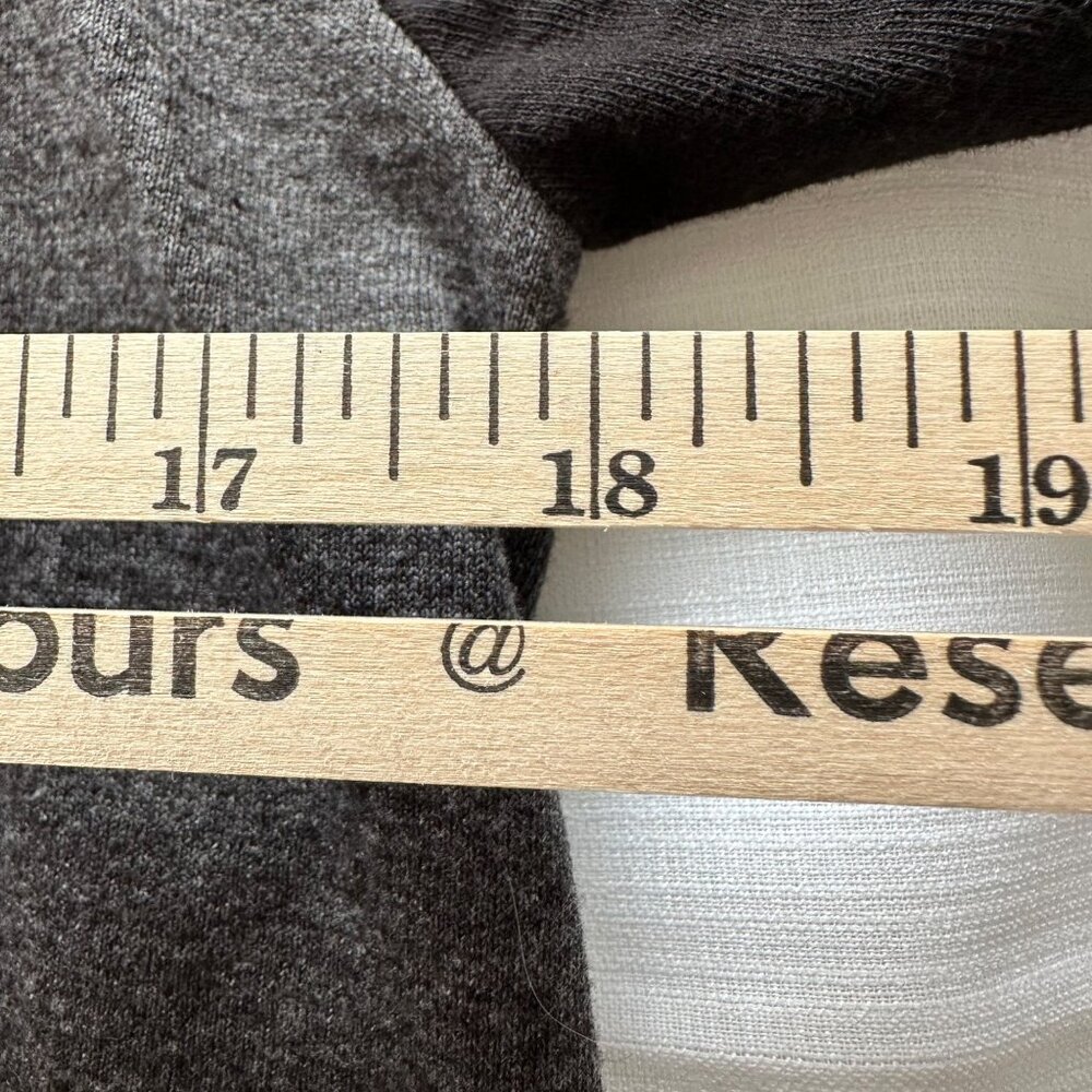California Republic SHAKA Baseball Size M T-Shirt 3/4 Raglin Sleeve Gray Black - Picture 5 of 9